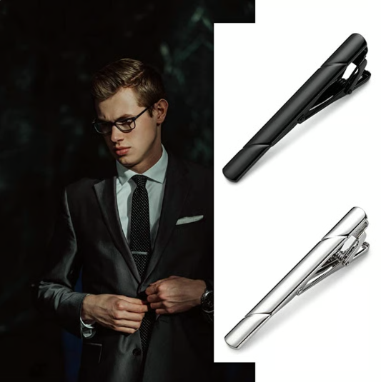 Men's Copper Tie Clip Simple Necktie Bar Clasp Clamp Pin