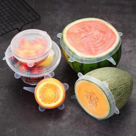Covers Stretchable Silicone Food Lids for Reusable Seal
