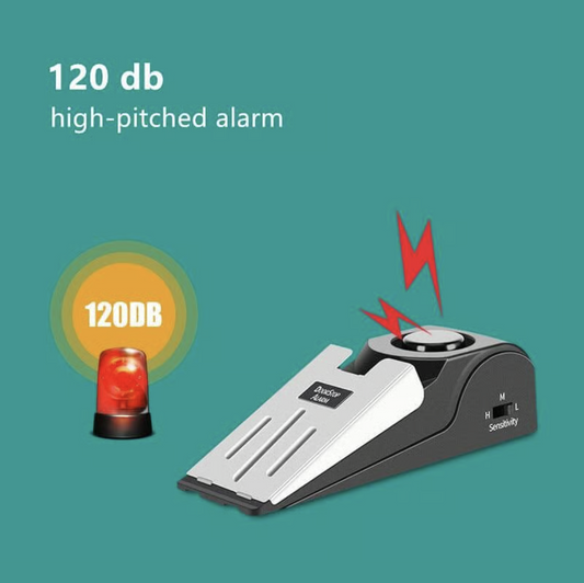 Portable Wireless Alarm Door Stopper