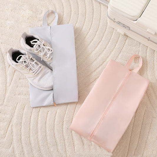 New Twill Travel Shoe Storage Bag - Foldable Waterproof Shoe Bag