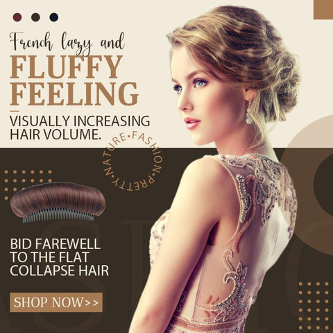Invisible Fluffy Lift Hair ClipšCash on Delivery