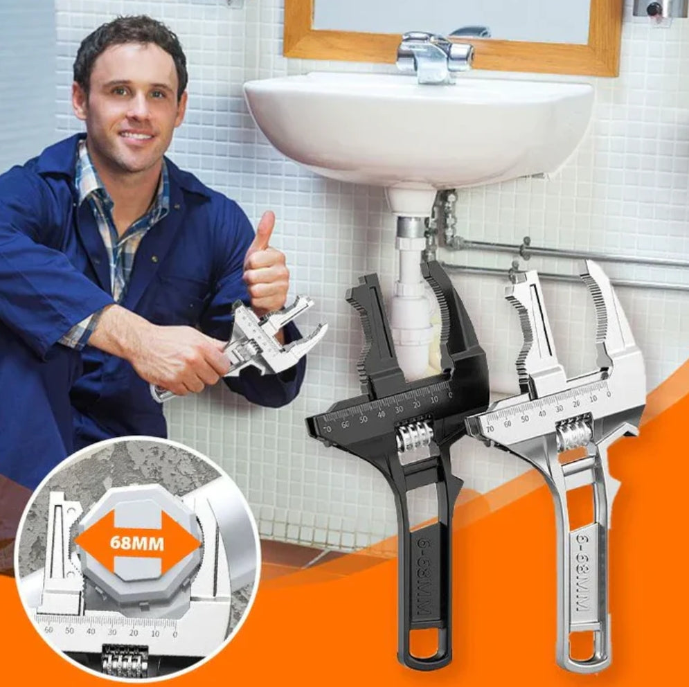 Multi-functional reversible sink wrench