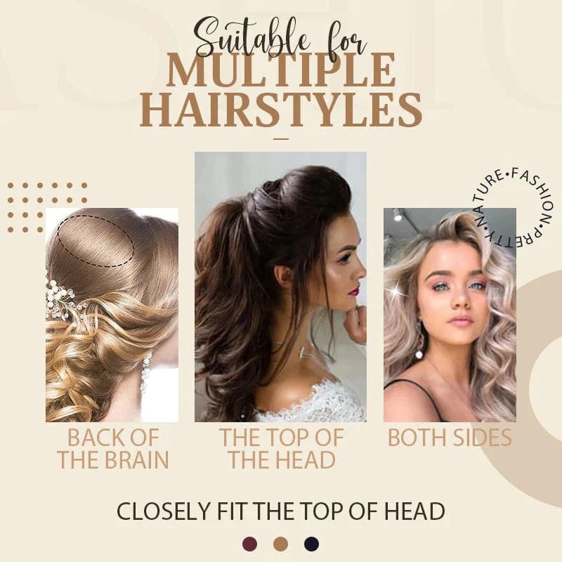 Invisible Fluffy Lift Hair ClipšCash on Delivery