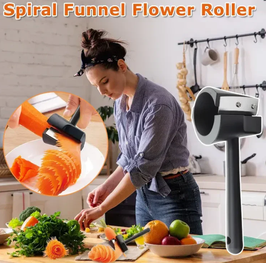✨Spiral Funnel Flower Roller