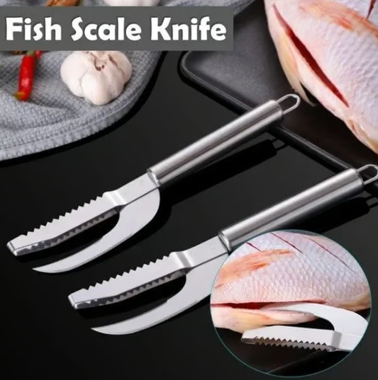 🔥🔥Multi Fish Scale Knife 3-in-1