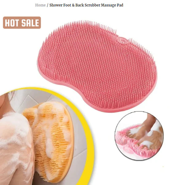 Shower Foot & Back Scrubber Massage Pad