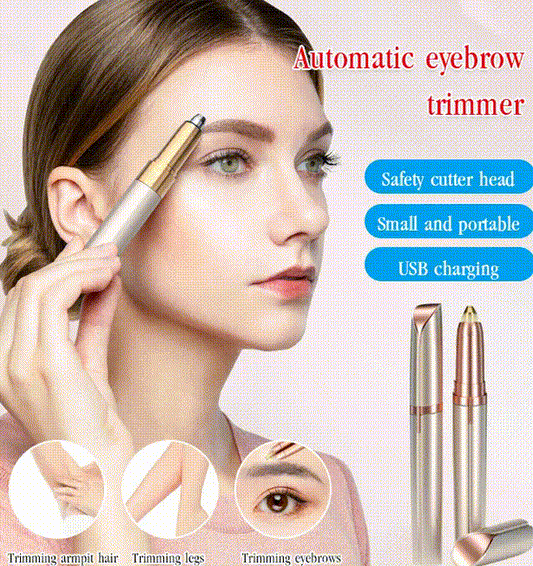 Automatic eyebrow trimmer