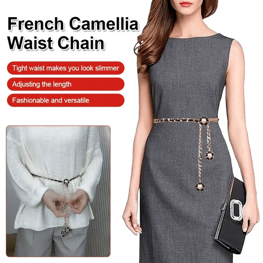 Versatile Adjustable Camellia Waist Chain