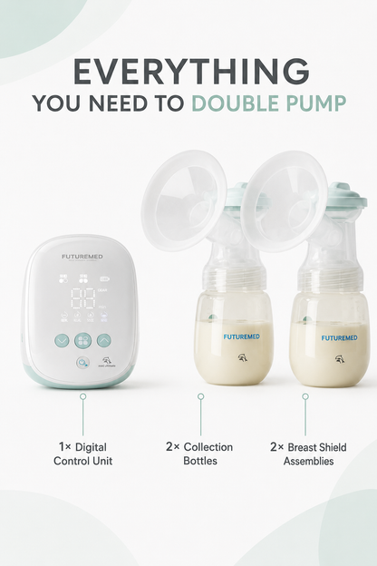 FUTUREMED Double Electric Breast Pump – 4 Smart Modes