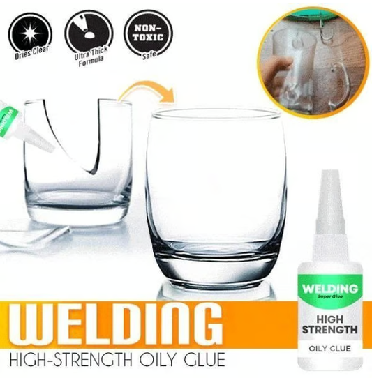 Welding High-Strength Oily Glue