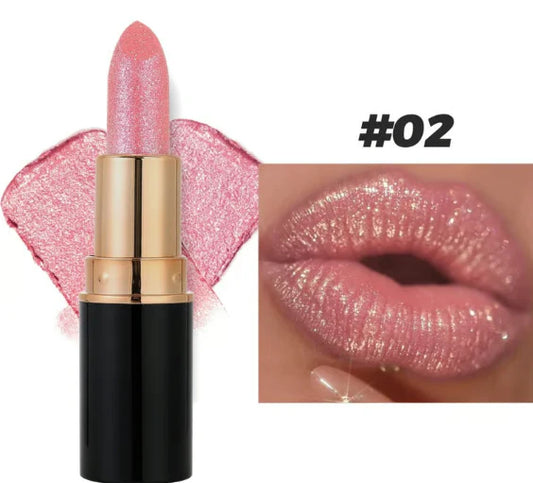 Diamond Lip Gloss Glitter Lipstick Waterproof