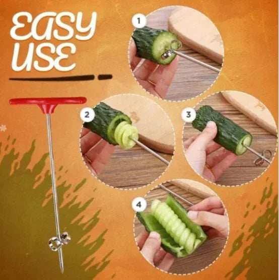 Fruit spiral knife