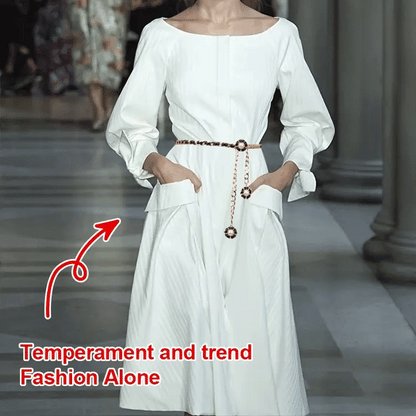 Versatile Adjustable Camellia Waist Chain