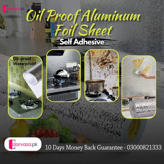 Kitchen Oil Proof Self Adhesive Aluminum Foil Sheet