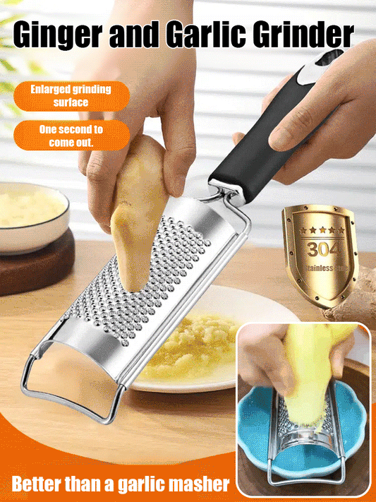 Stainless steel ginger and garlic grater