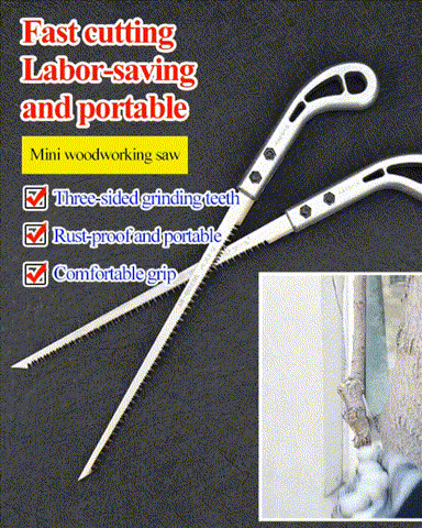 🌟Japan Imported 💎Mini Woodworking Hand Saw