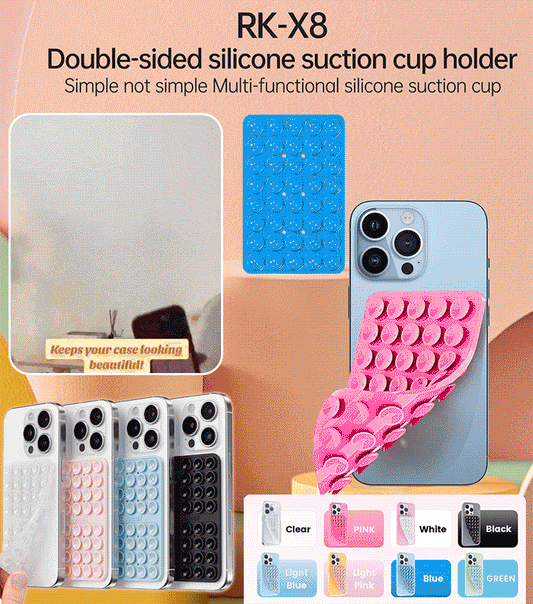 24 silicone phone suction cup stickers