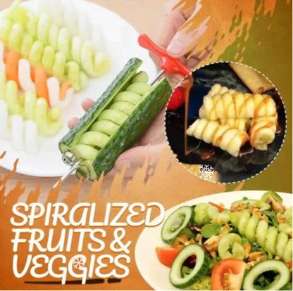 Fruit spiral knife