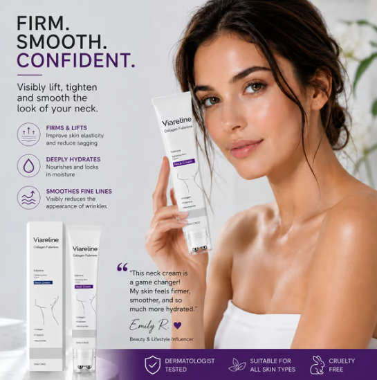 ✨ Viareline Collagen Neck Firming Cream