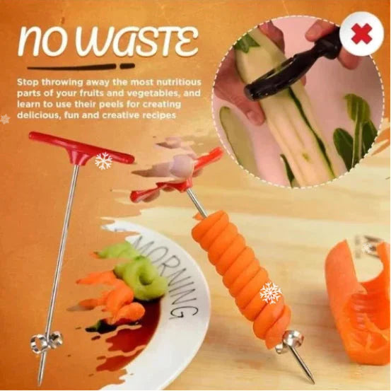 Fruit spiral knife