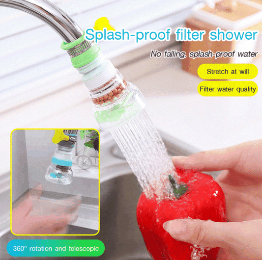 Filter shower bubbler