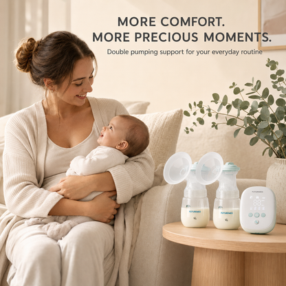 FUTUREMED Double Electric Breast Pump – 4 Smart Modes
