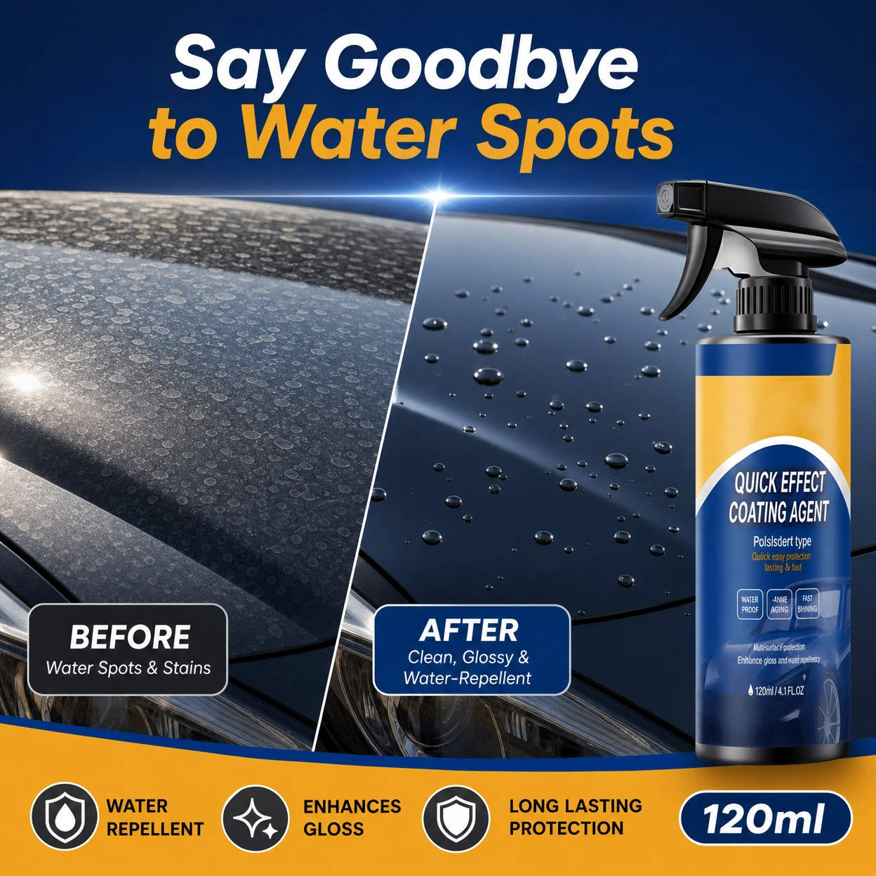 2026NEW✨Hot Sale🔥Quick Effect Car Coating Spray