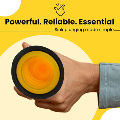 Mini Sink Drain Plunger for Bathrooms