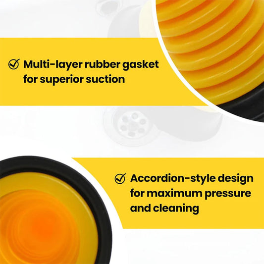 Mini Sink Drain Plunger for Bathrooms