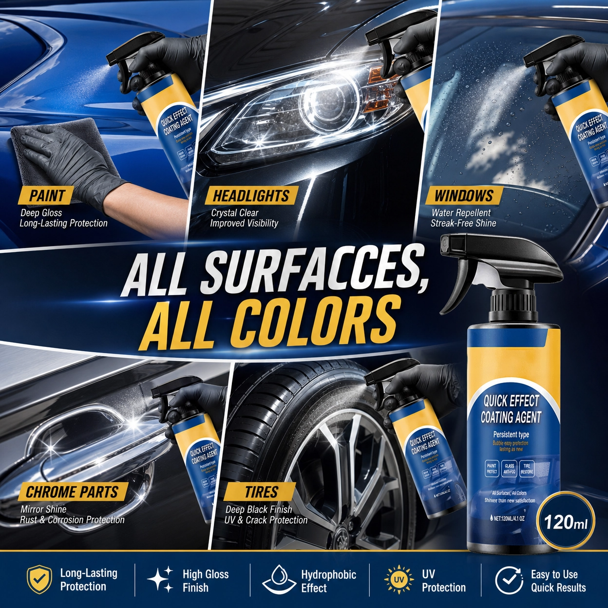 2026NEW✨Hot Sale🔥Quick Effect Car Coating Spray